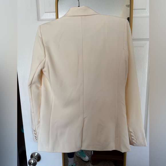 Fashion Nova Cream Dasia Blazer Cream | Small - Picture 7 of 9